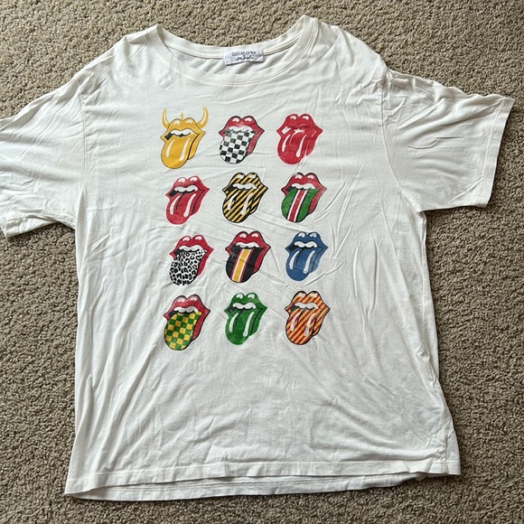 Free People X Day Dreamer Rolling Stones 12 Tongue Tee - Picture 2 of 3